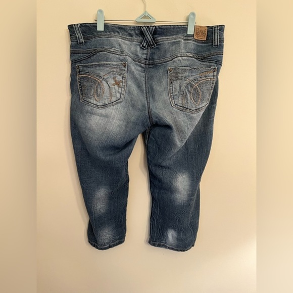 Paris Blues Jeans Pants Capris Juniors Size 13 - Picture 2 of 3